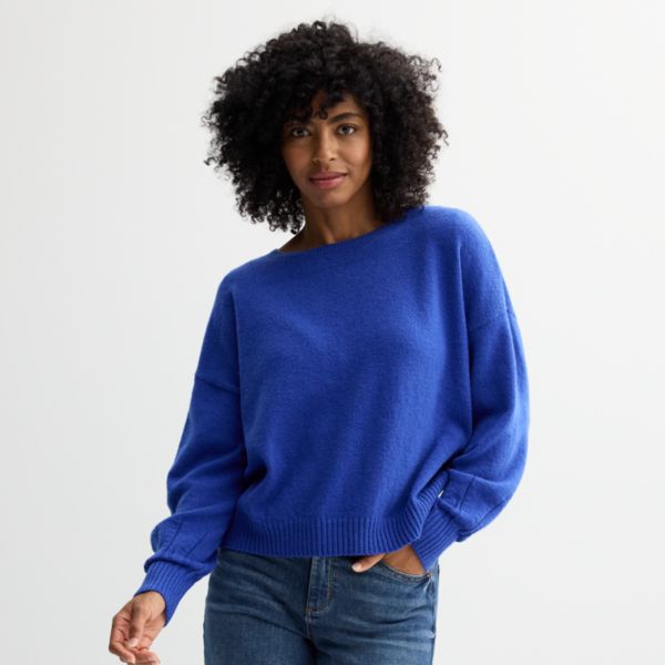 

Миниатюрный свитер с рукавами-фонариками Sonoma Goods For Life, цвет cobalt