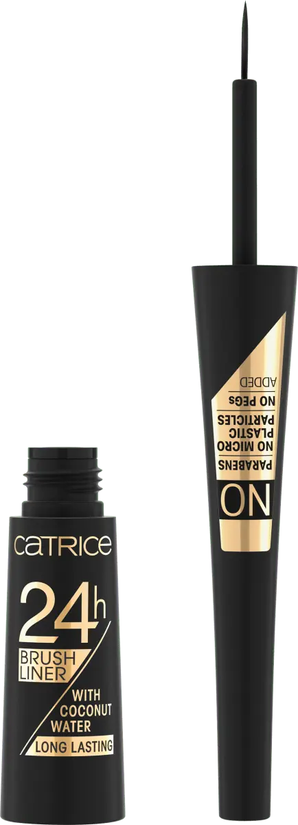 

Подводка для глаз 24h Brush Liner 010 Ultra Black 3 мл Catrice