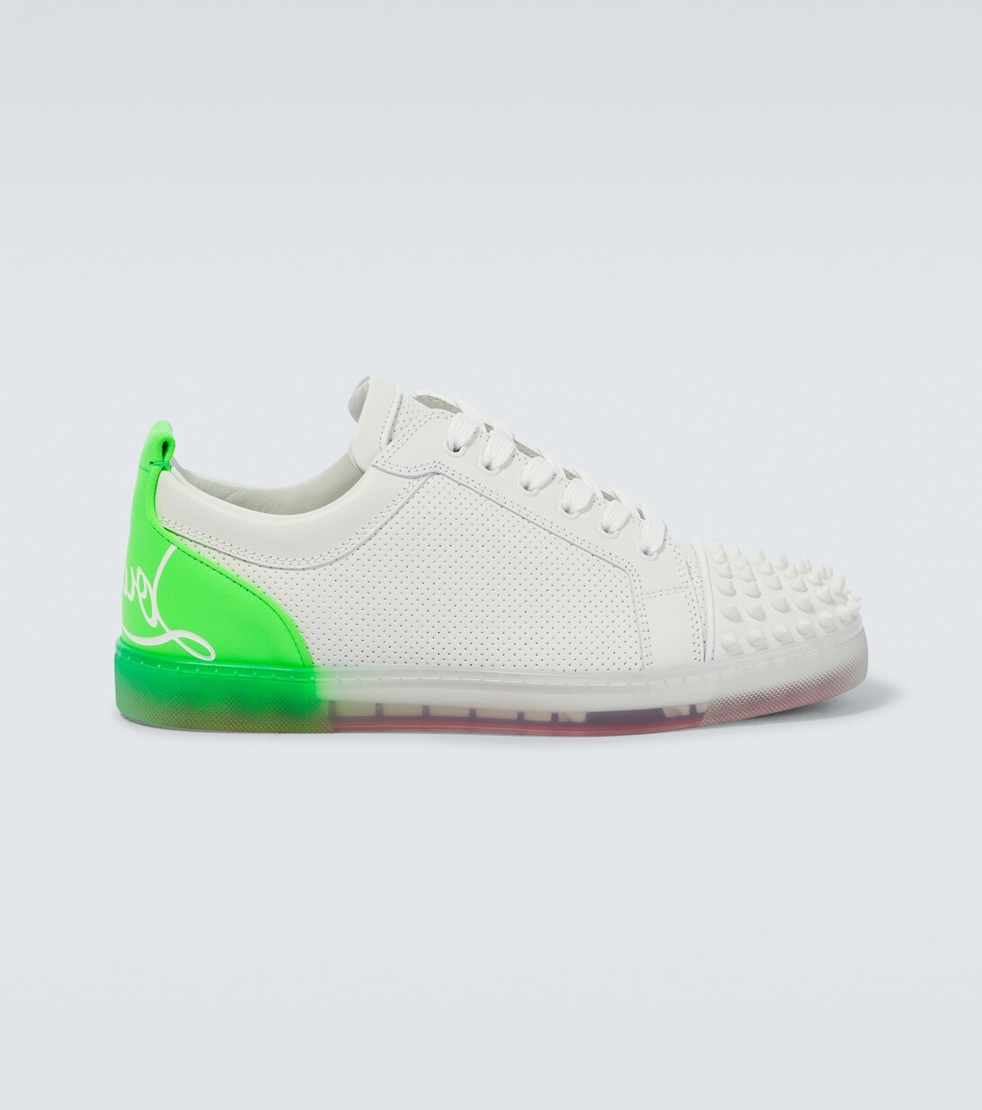 

Кеды Louis Junior Spikes Christian Louboutin, белый