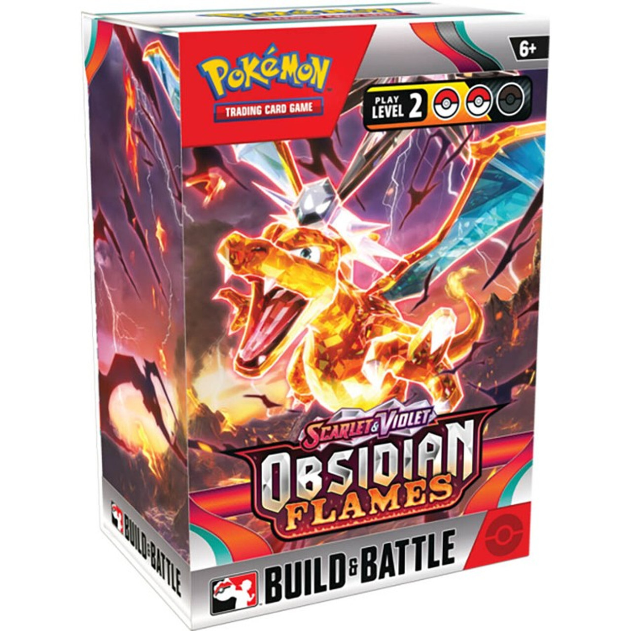 

Карточная игра Pokemon: Scarlet & Violet - Obsidian Flames - Build & Battle Box