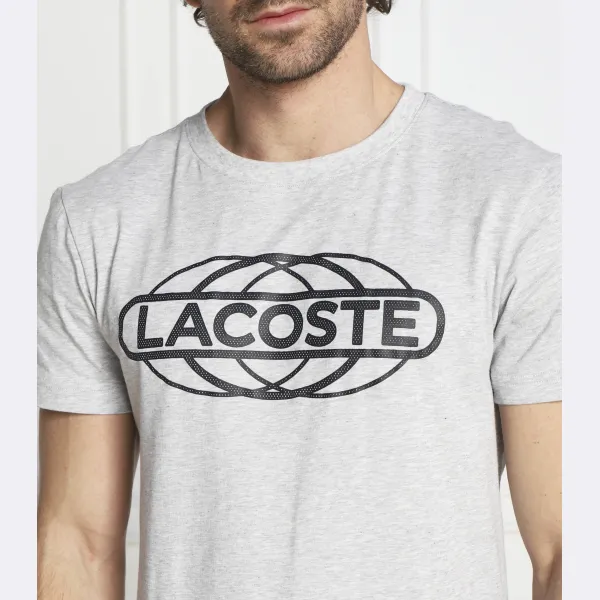 Футболка стандартного кроя Lacoste, серый — фото 3