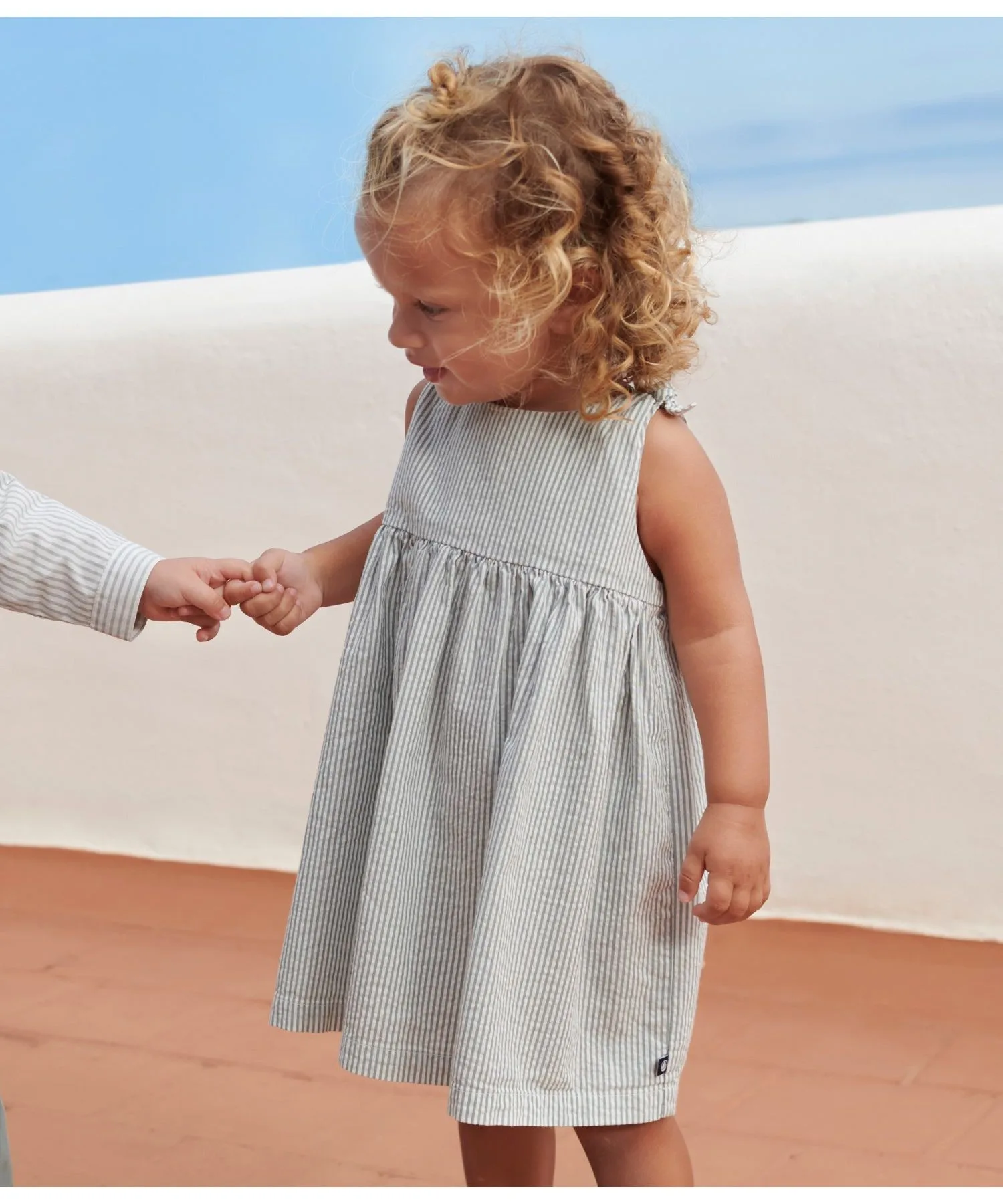 Детское платье PETIT BATEAU с коротким рукавом