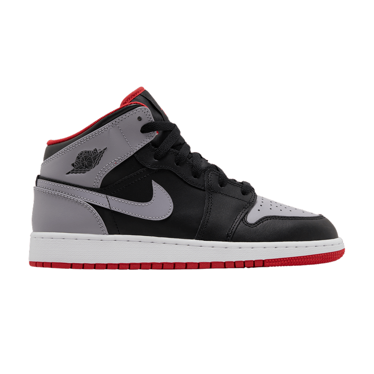 

Кроссовки Air Jordan Air Jordan 1 Mid GS 'Bred Shadow', черный