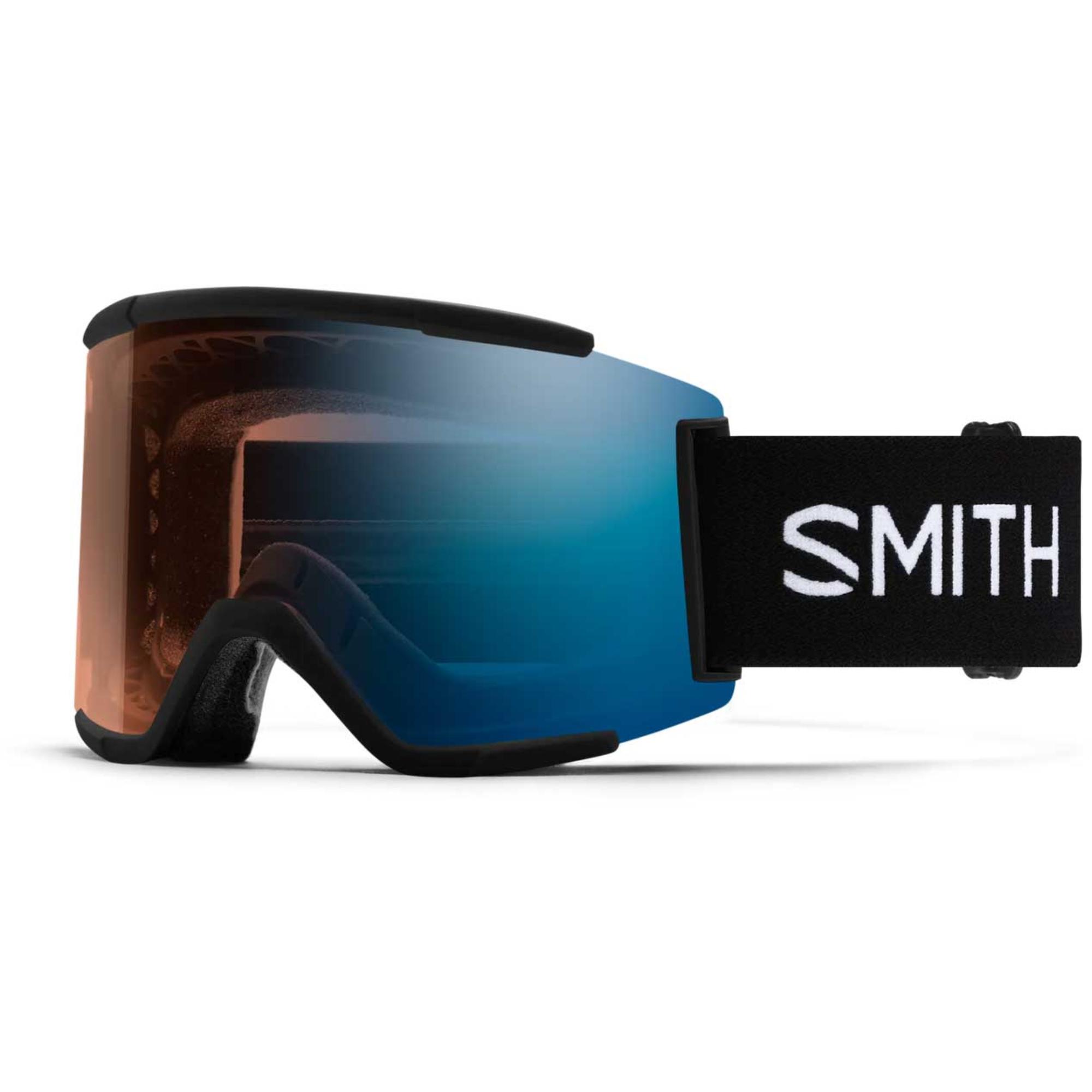 

Горнолыжные очки Squad XL с низкой посадкой Smith, Black/ChromaPop Pro Photochromic Blue Mirror