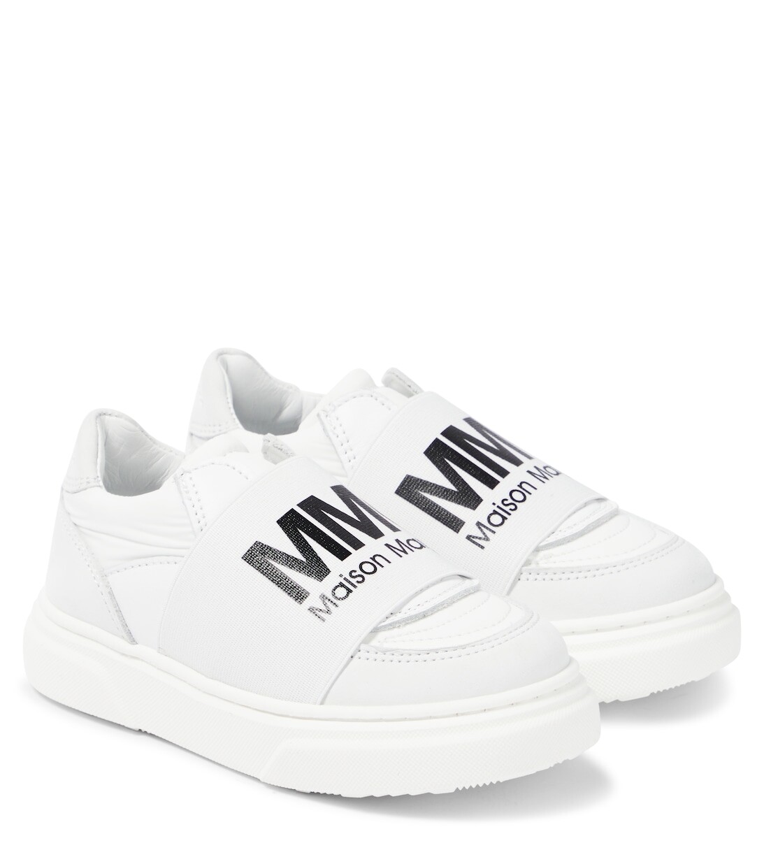 

Кожаные кроссовки MM6 Maison Margiela, белый
