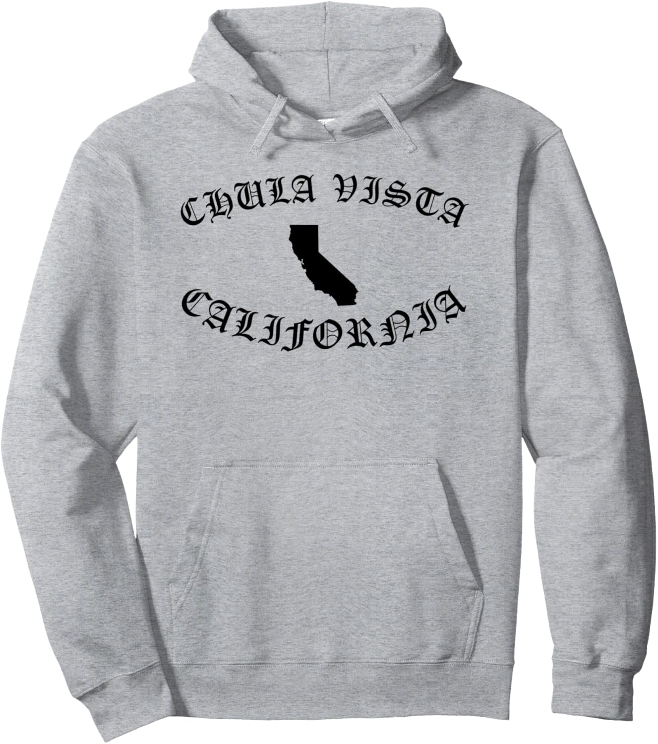 

Худи в стиле ретро Chula Vista California San Diego SoCal 619 SD Beach Cali Retro Tees, серый