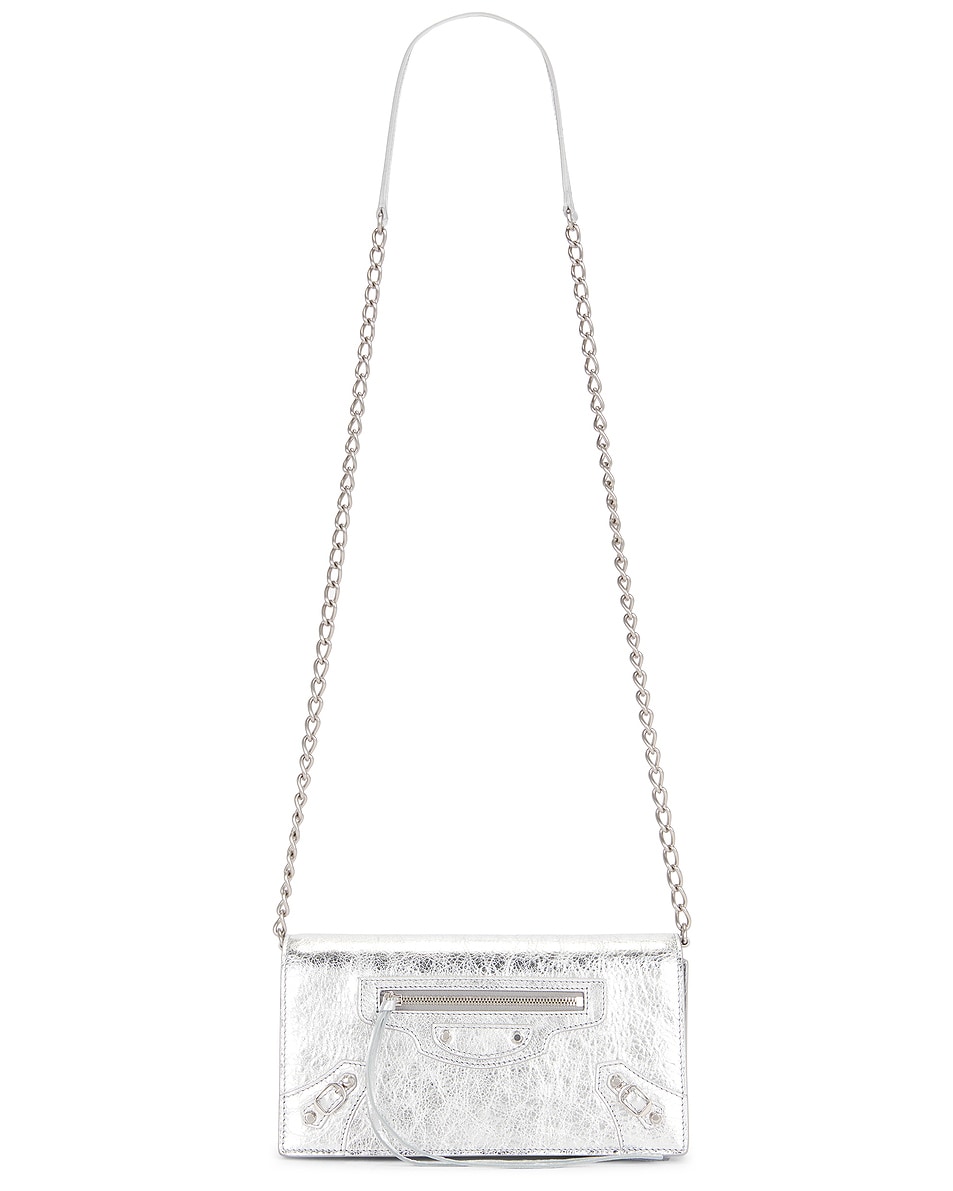 

Городской кошелек-сумка Le city' Balenciaga, Silver