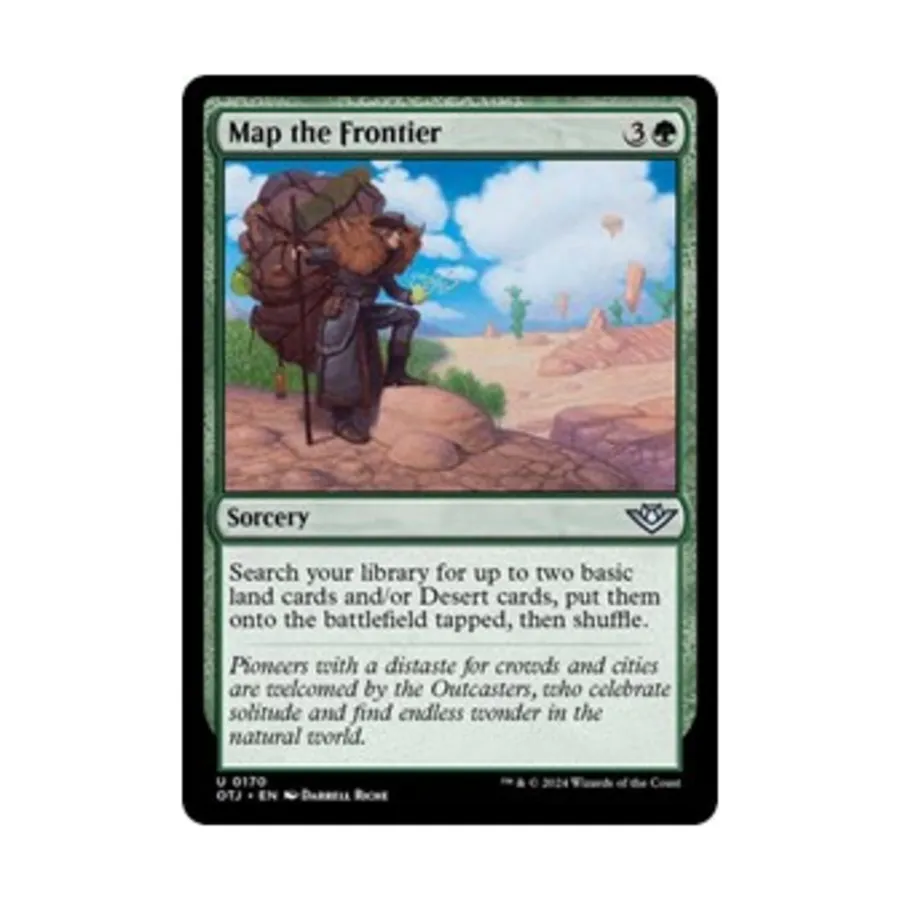 

CCG Нанесите на карту границу (U), MTG - Outlaws of Thunder Junction