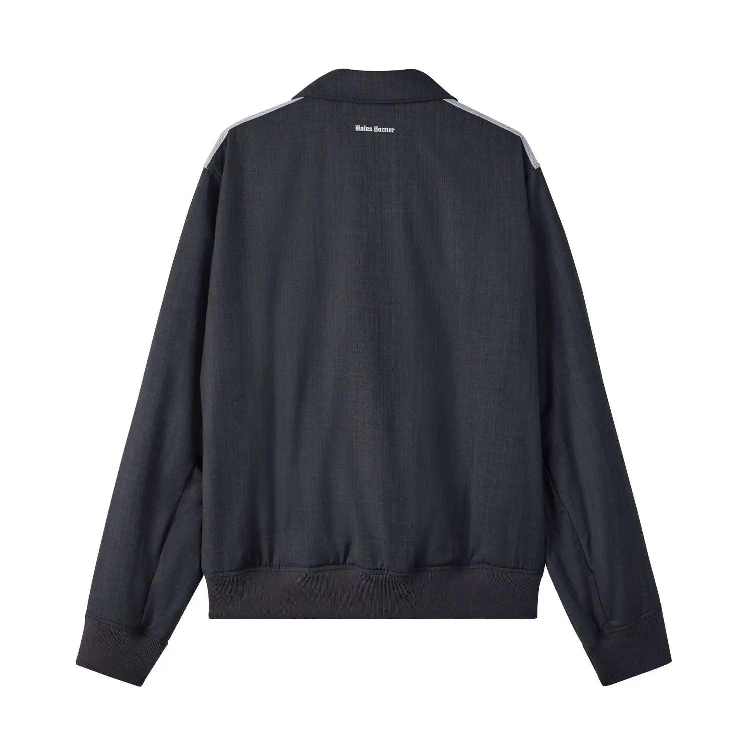 Wales Bonner fw25 шерстяной блузон куртка unisex Adidas Originals, серый — фото 3