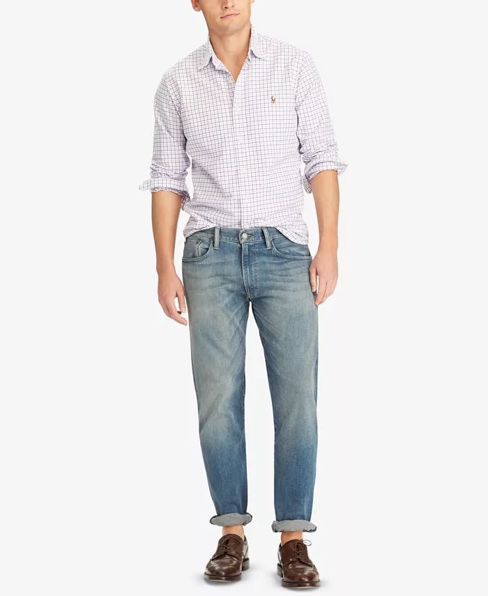 Мужские джинсы Hampton Relaxed Straight Polo Ralph Lauren, синий — фото 2