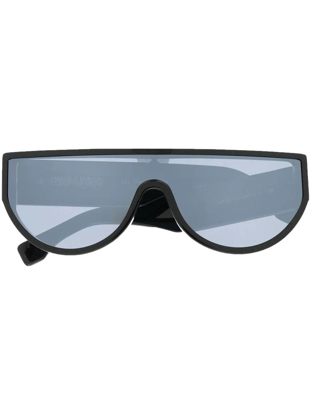 

Солнцезащитные очки в массивной оправе Marcelo Burlon County of Milan Eyewear, черный