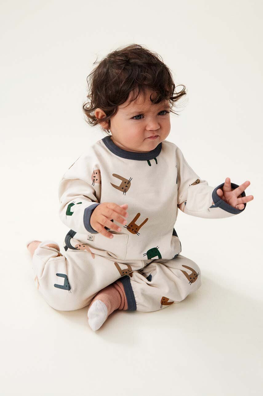 

Детские спортивные штаны Liewood Loup Baby Спортивные штаны с принтом, бежевый