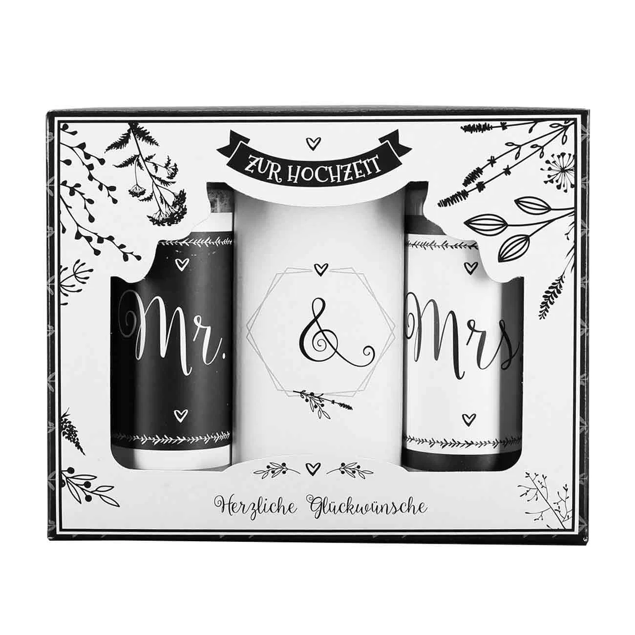 Подарочный набор гелей для душа и мыла Mr & Mrs Lustapotheke