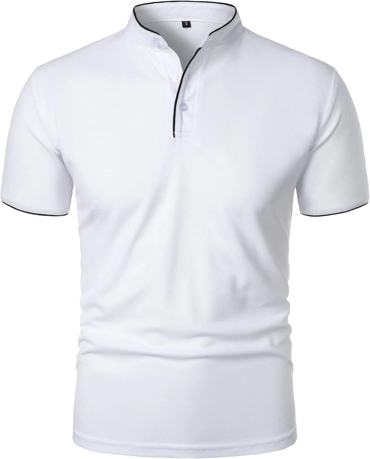 

Мужская футболка-поло с воротником-стойкой VgueElegc