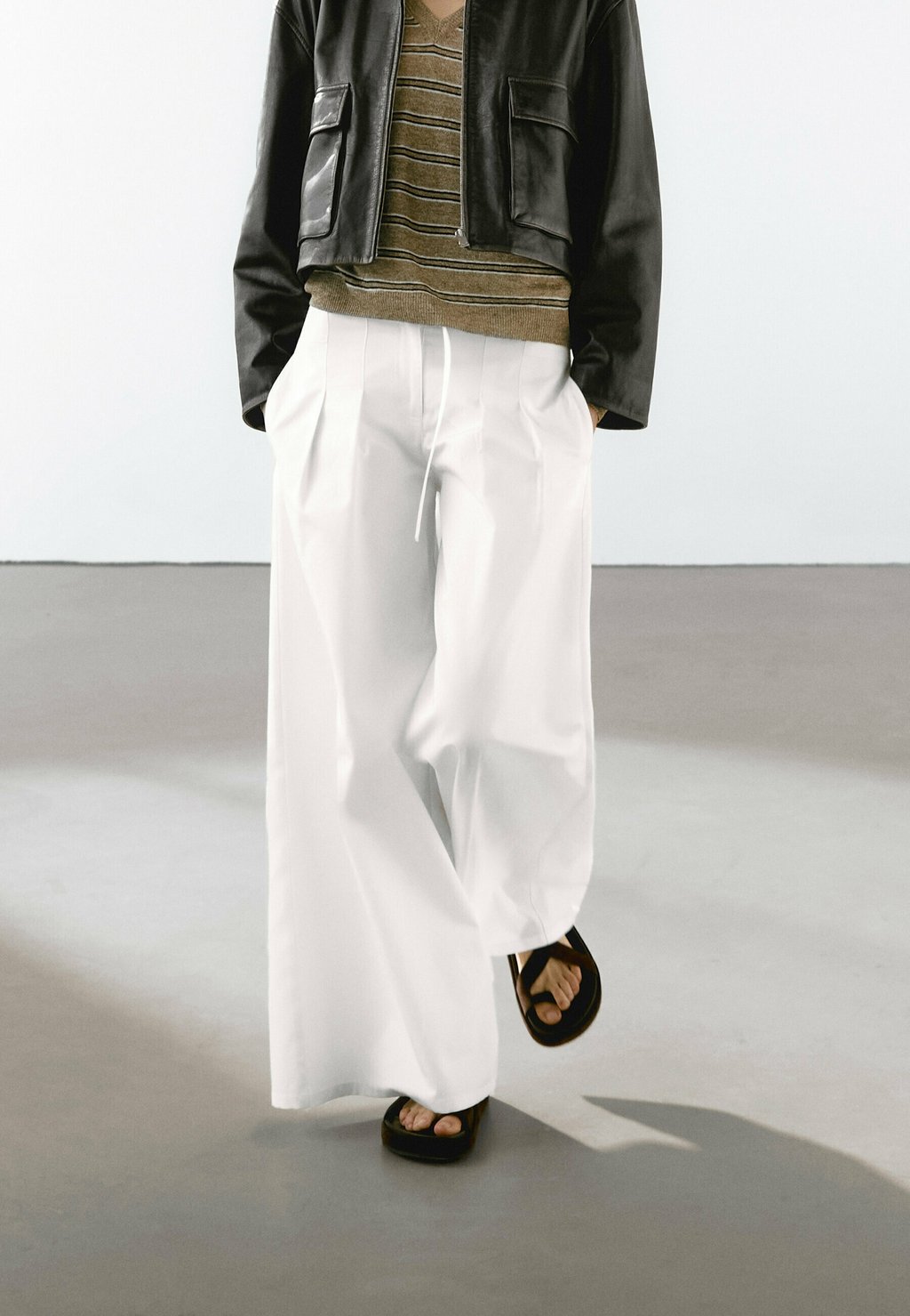 

Брюки Massimo Dutti, белый