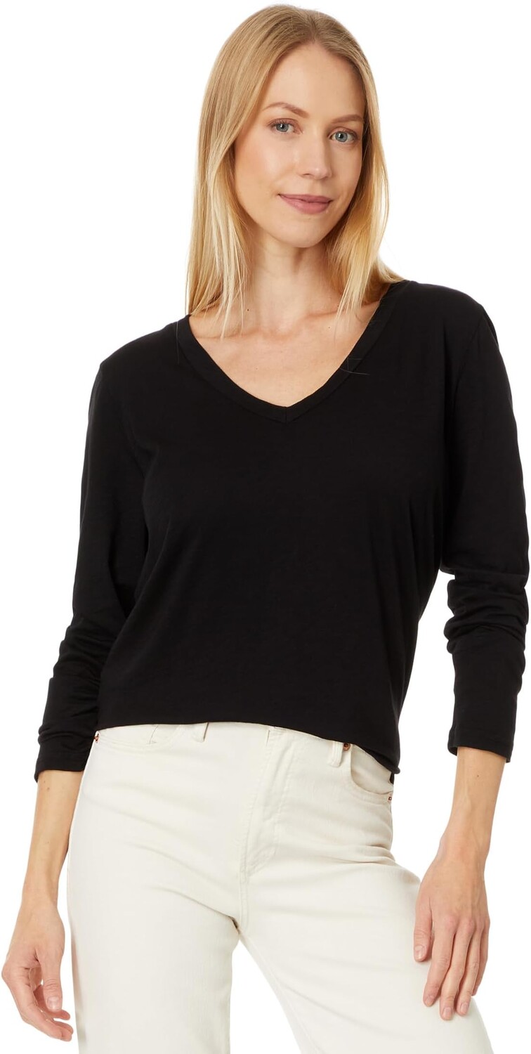 

Футболка Michael Stars Lane V-Neck Tee, черный