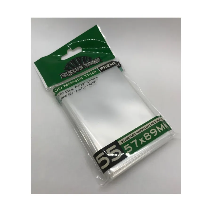 

57x89 мм — стандартные американские конверты для карточек (55), Card Sleeves (Sleeve Kings)