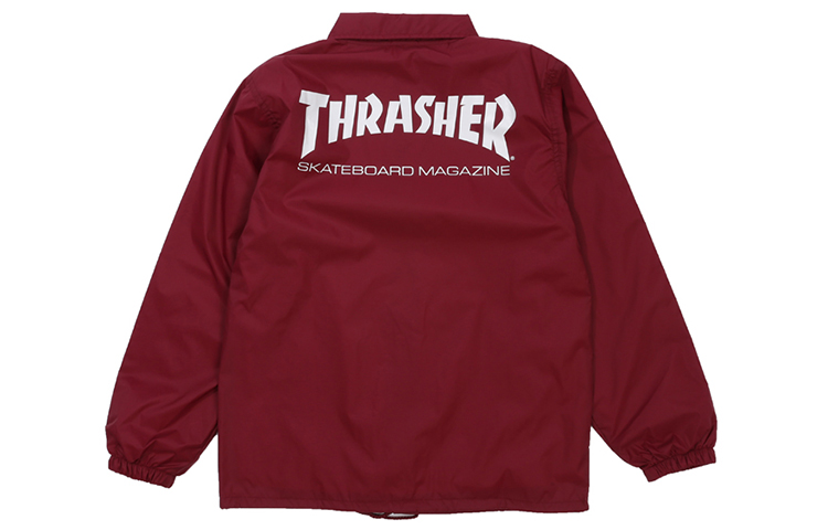

Thrasher Куртка Japan Version унисекс бордового цвета, Burgundy