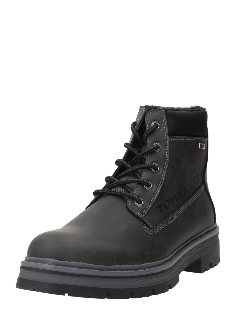 

Ботинки TOM TAILOR Lace-Up Boots, темно-серый
