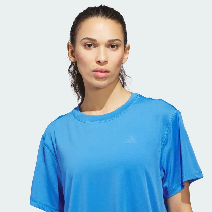 Женская футболка adidas Designed for Train Everyday Workout Tee, Ray Blue — фото 4