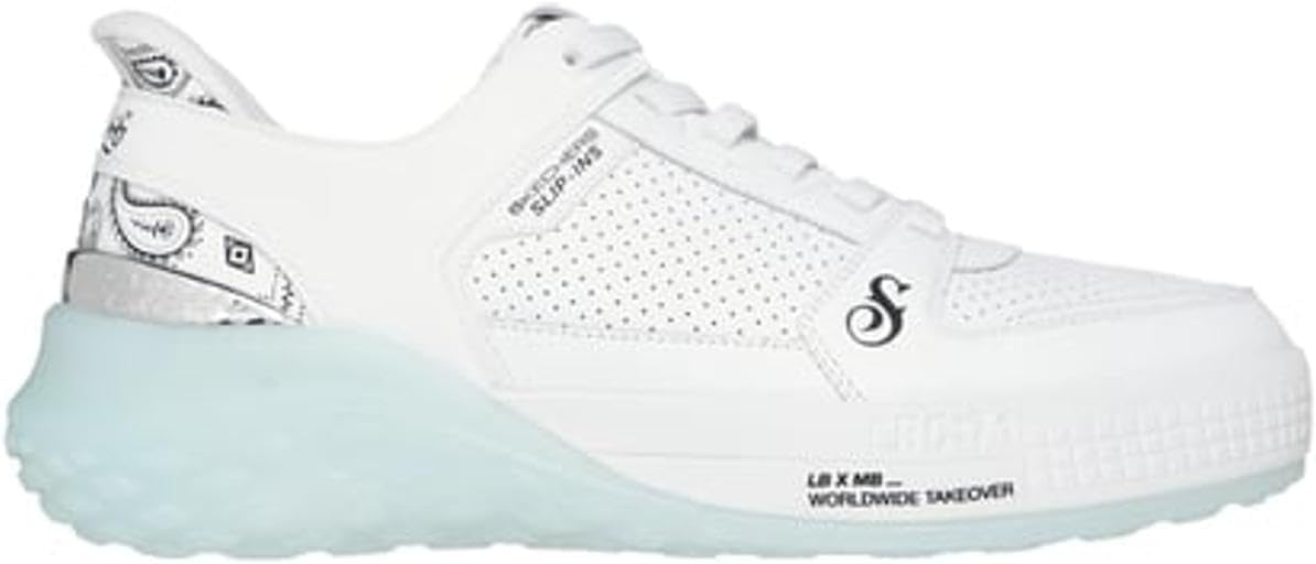 Мужские слипоны Skechers Skechers X Snoop Dogg Sizzle Snoop Sizzle Toke, белый — фото 4