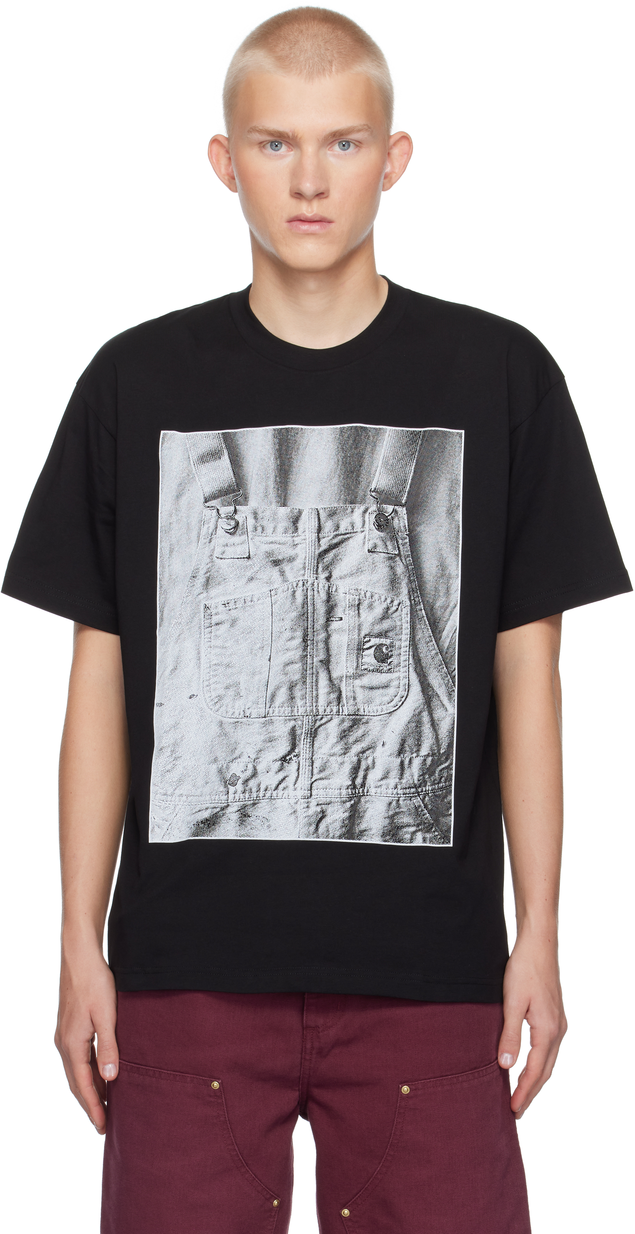

Футболка BIB Overall Carhartt Work In Progress, черный