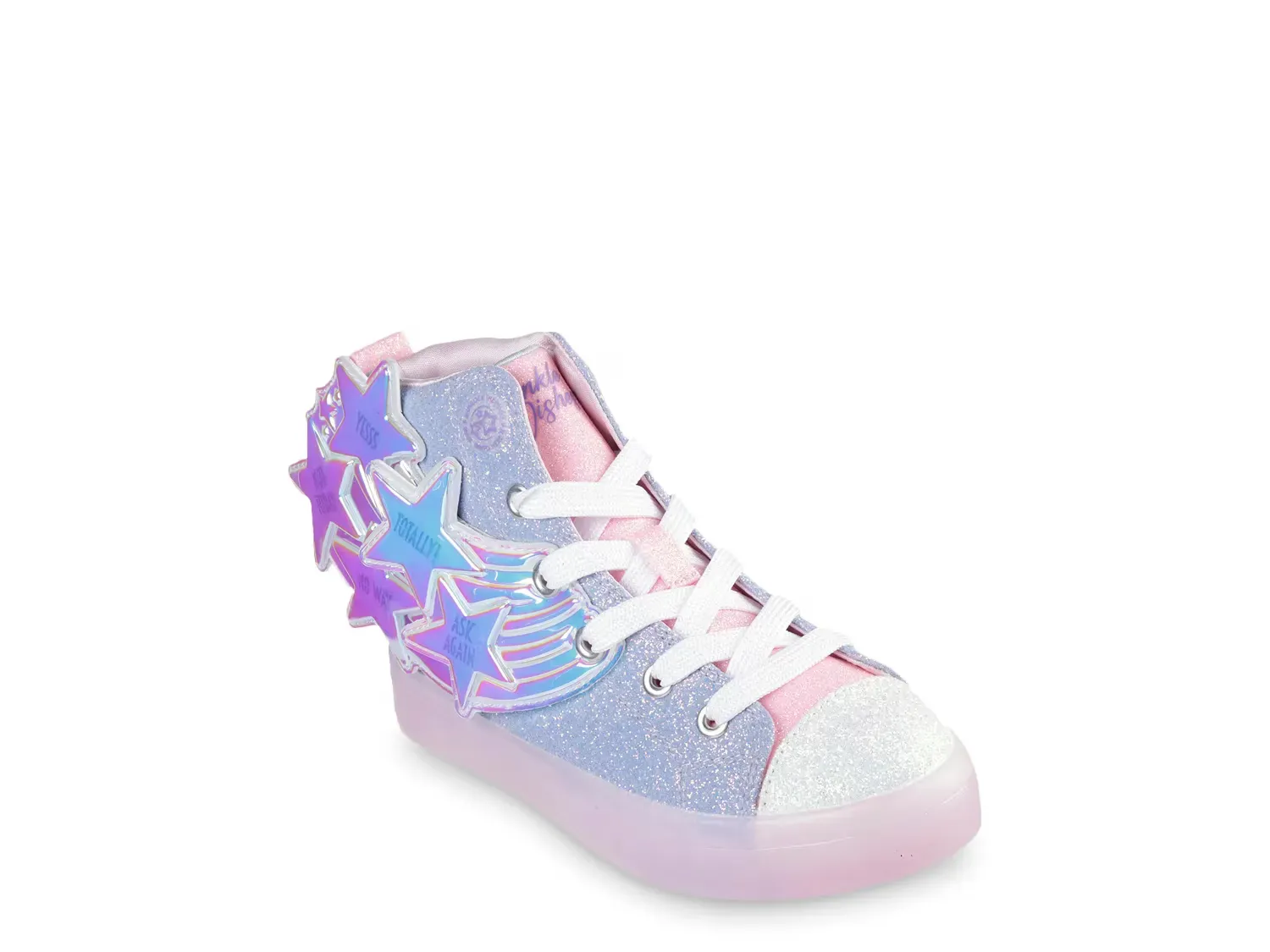 

Светящиеся кроссовки - детские Skechers, Pink/Purple/Iridescent