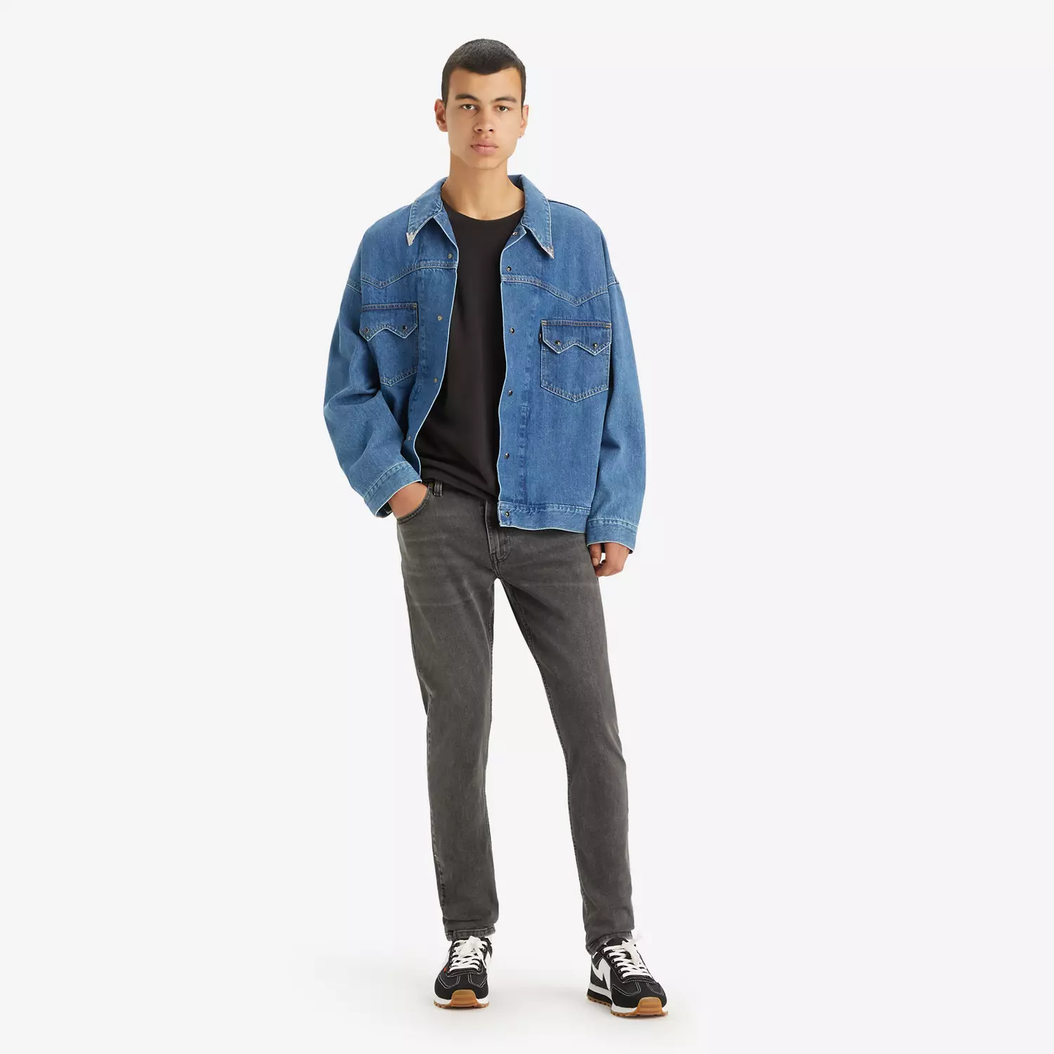 

Узкие мужские джинсы 512 зауженного кроя Levi's, черный