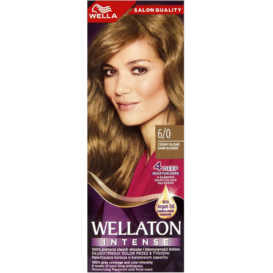 

Интенсивная крем-краска Wellaton, оттенок Темно-русый 6/0