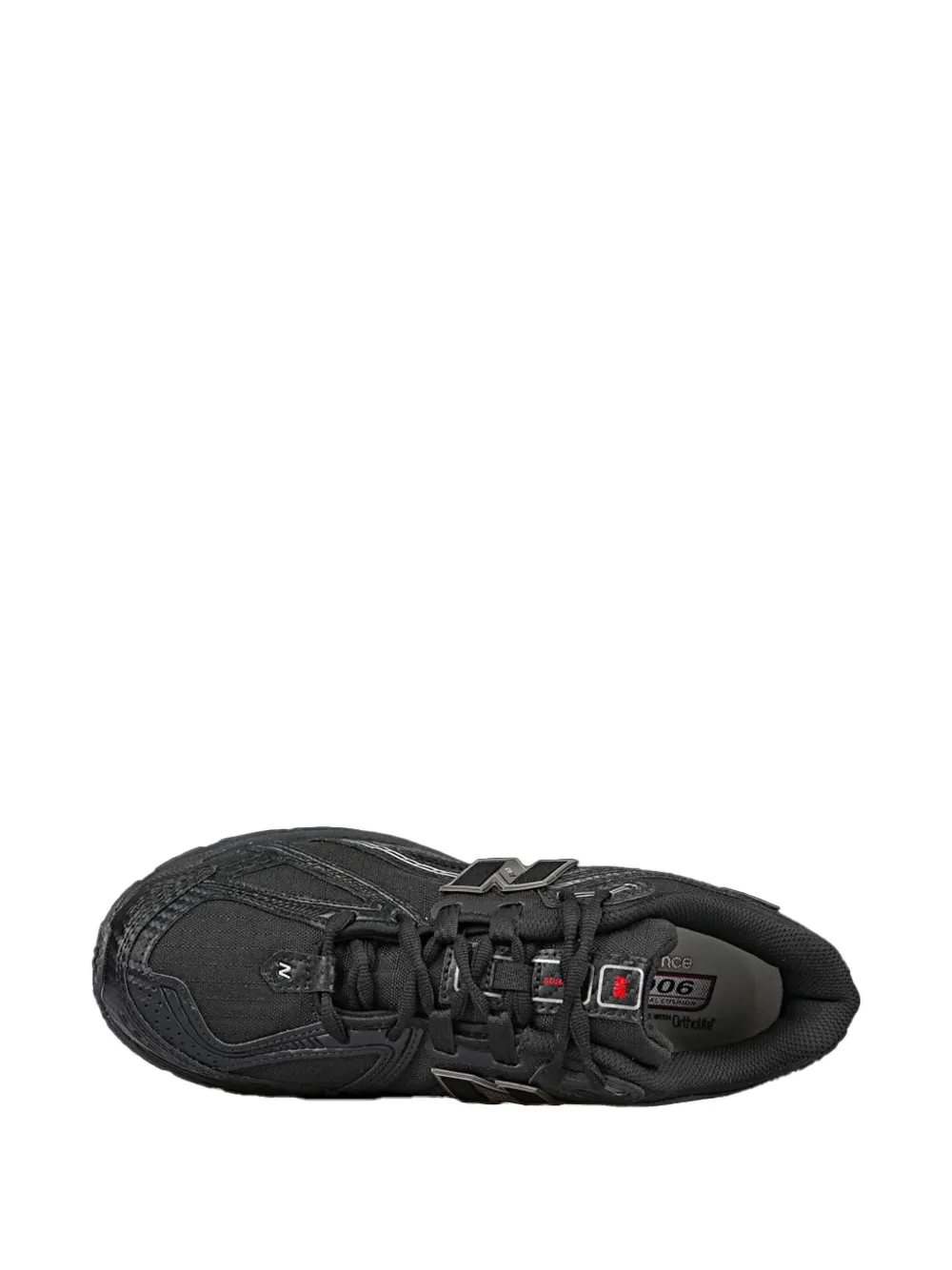 Кроссовки NEW BALANCE 1906R на шнуровке, черные — фото 3