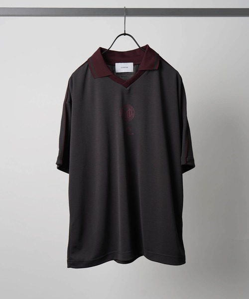 

Футболка с коротким рукавом, принт, униформа боковой линии поля Confirm, угольно-серый