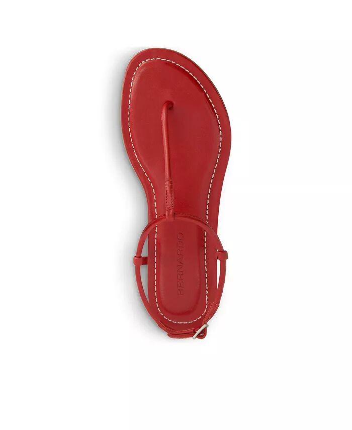 Сандалии Bernardo Hercu с Т-образным ремешком Bernardo Footwear, красный — фото 2
