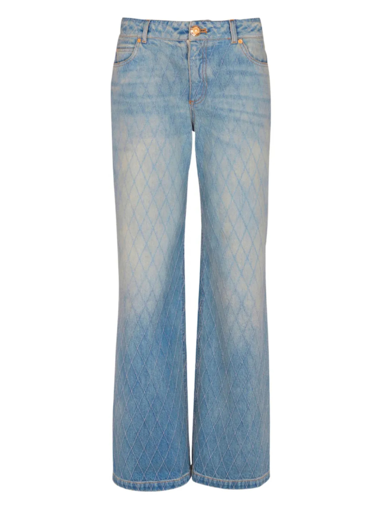 

Balmain джинсы с декоративной строчкой, синий
