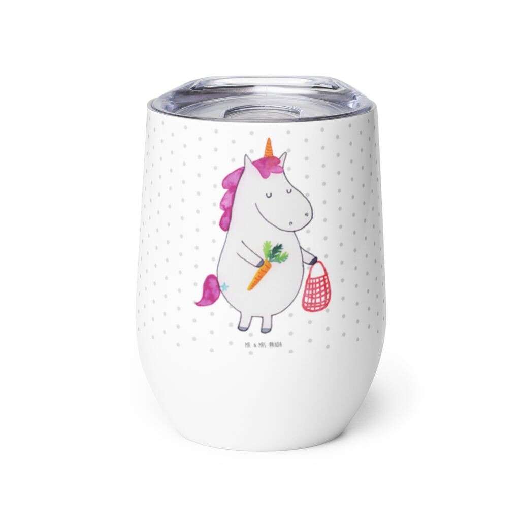 

Чашка для веганского вина Mr. & Mrs. Panda Unicorn - белая - подарок, бокал для вина, вегетарианская, чашка для глинтвейна, чашка для вина для путешествий, здоровое питание, украшение в виде единорога, чашка для вина на ходу, белый