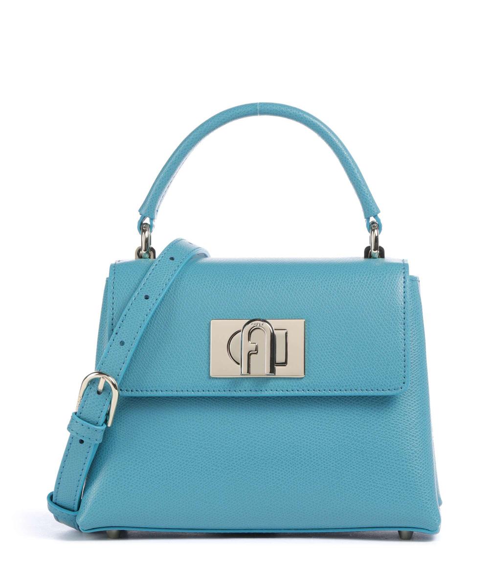 

1927 мини-сумочка из зернистой кожи Furla, синий