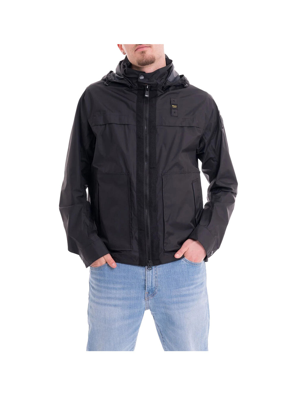 

Черная мужская куртка на молнии Blauer