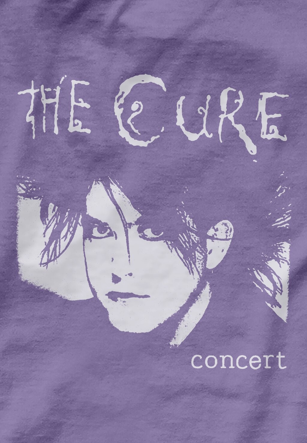 

Футболка с принтом THE CURE CONCERT Henry Tiger, сиреневый