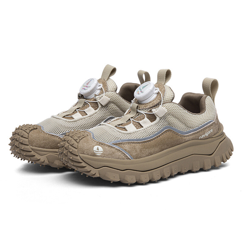 Кроссовки NAVIGARE Kids Lifestyle Shoes Kids Low-top Beige/Khaki, цвет Micaqi [Wide feet and fat feet are recommended to take one size larger] — фото 3