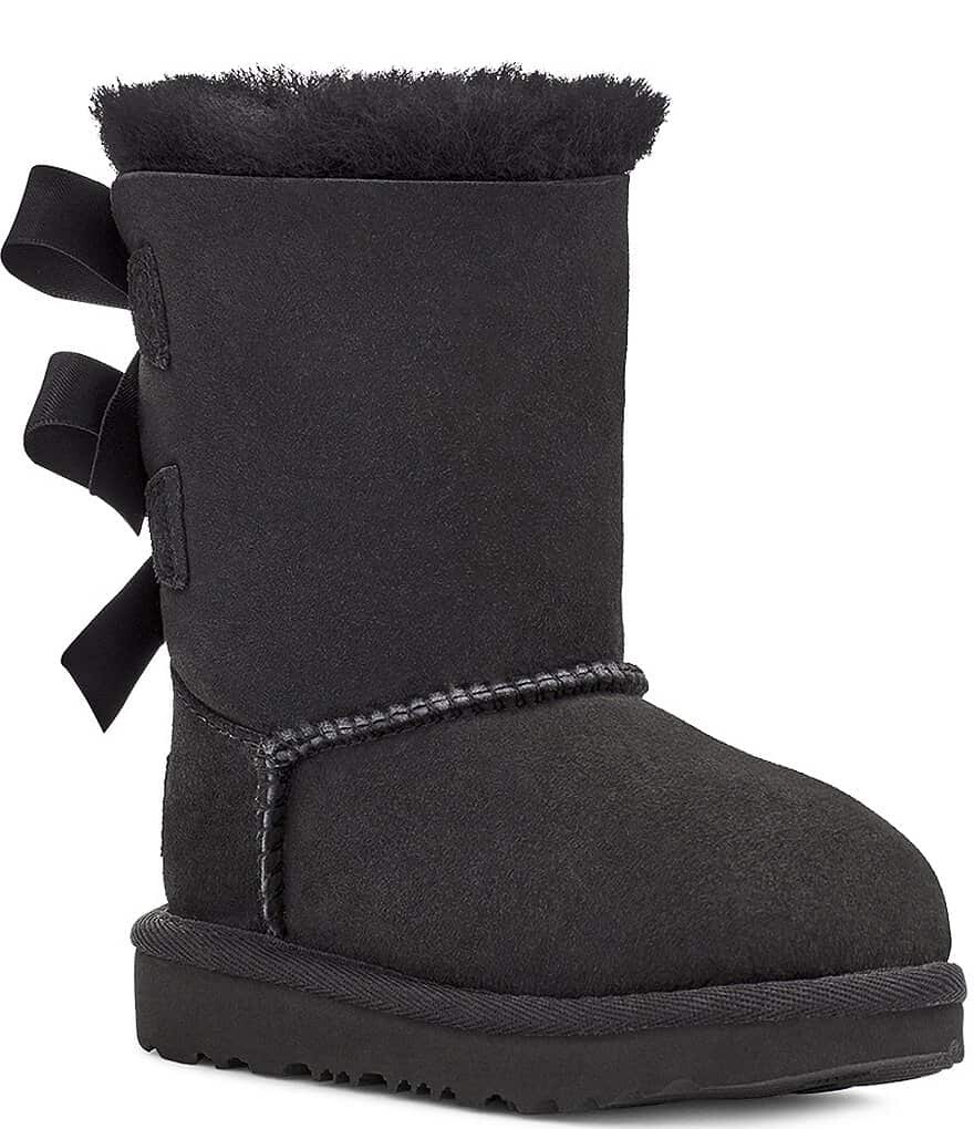 

Водонепроницаемые сапоги UGG для девочек Bailey Bow II (для младенцев), черный