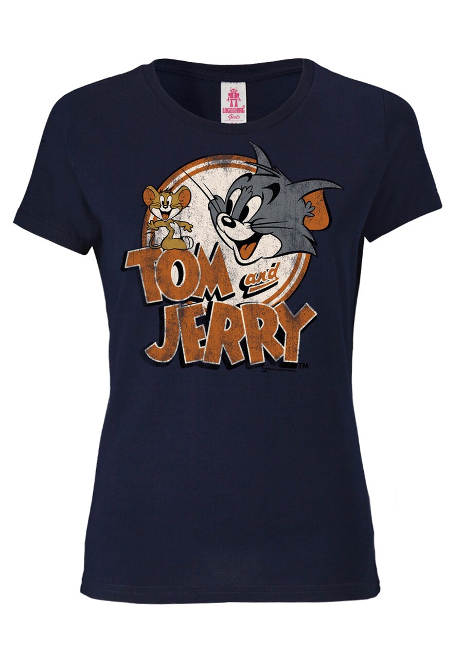 

Футболка LOGOSHIRT Shirt Tom & Jerry, темно-синий
