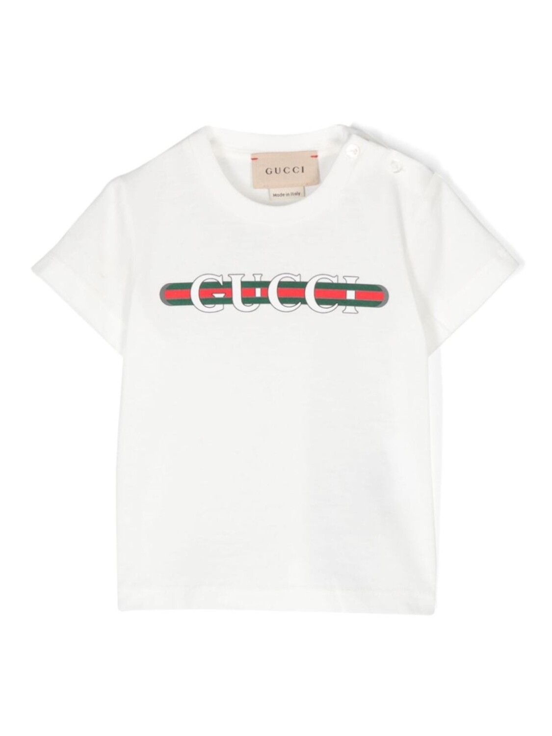 

Gucci Kids футболка с логотипом, белый