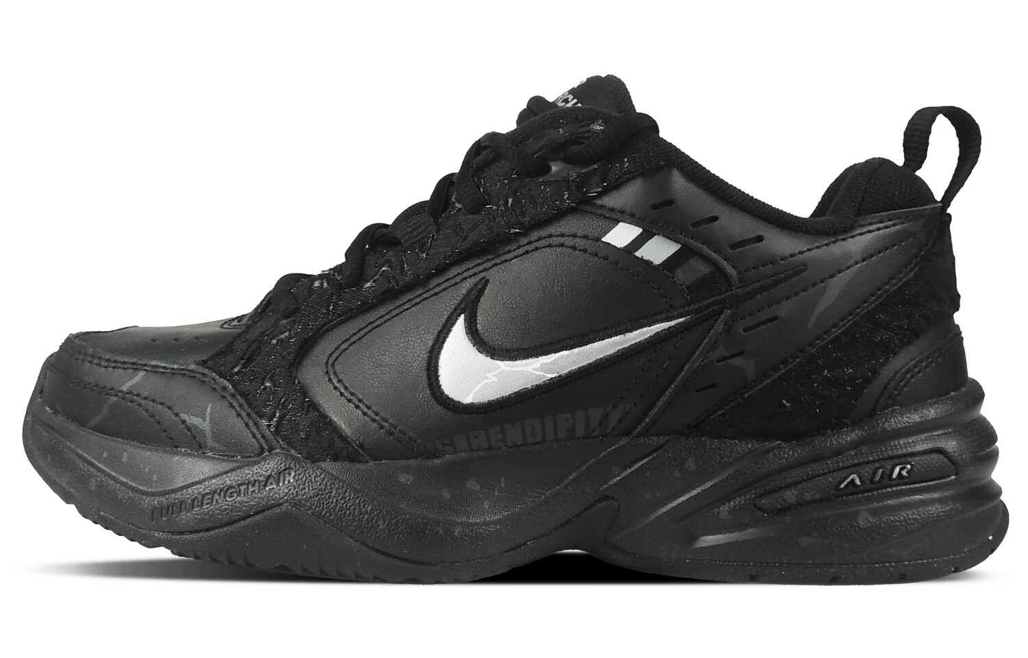 

Кроссовки Nike Air Monarch 4 Chunky Sneakers Unisex Low-top Black/White, черный