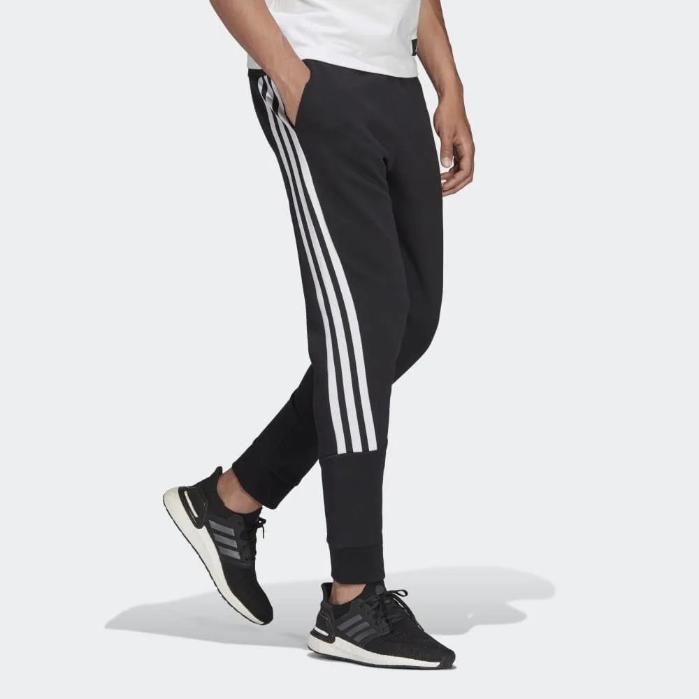 Мужские спортивные брюки Adidas Future Icon с тремя полосками, черный — фото 4