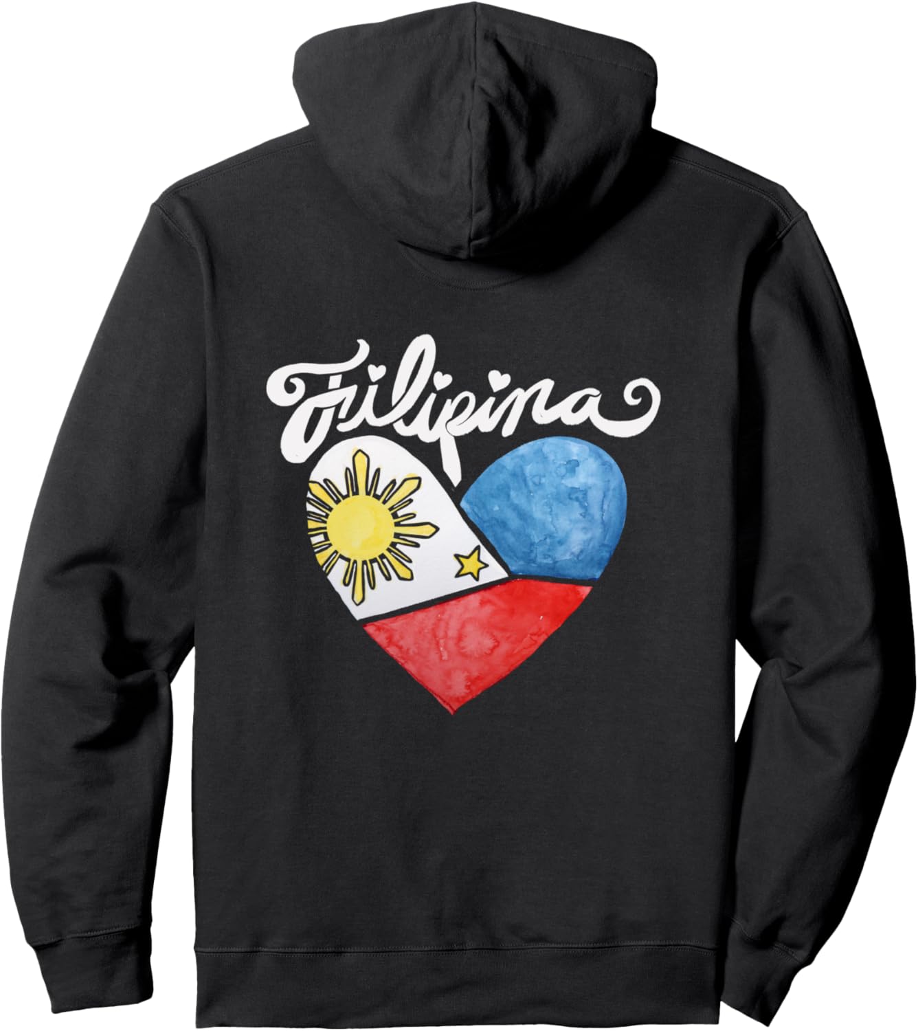 

Искусство филиппинок. Толстовка с надписью «Гордость филиппинцев», черная Pinoy Bubb