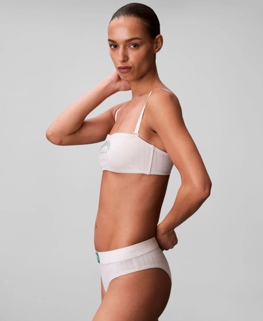 Спортивные трусики-бикини Heritage Calvin Klein, Tofu — фото 4