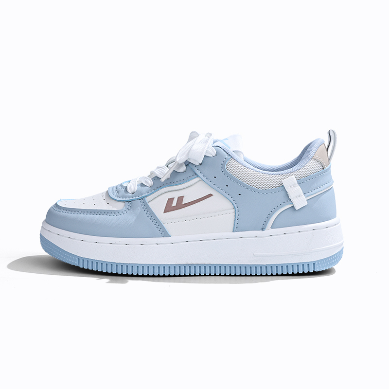 

Классические и универсальные дышащие нескользящие низкие кроссовки для скейтбординга Unisex WARRIOR, белый синий