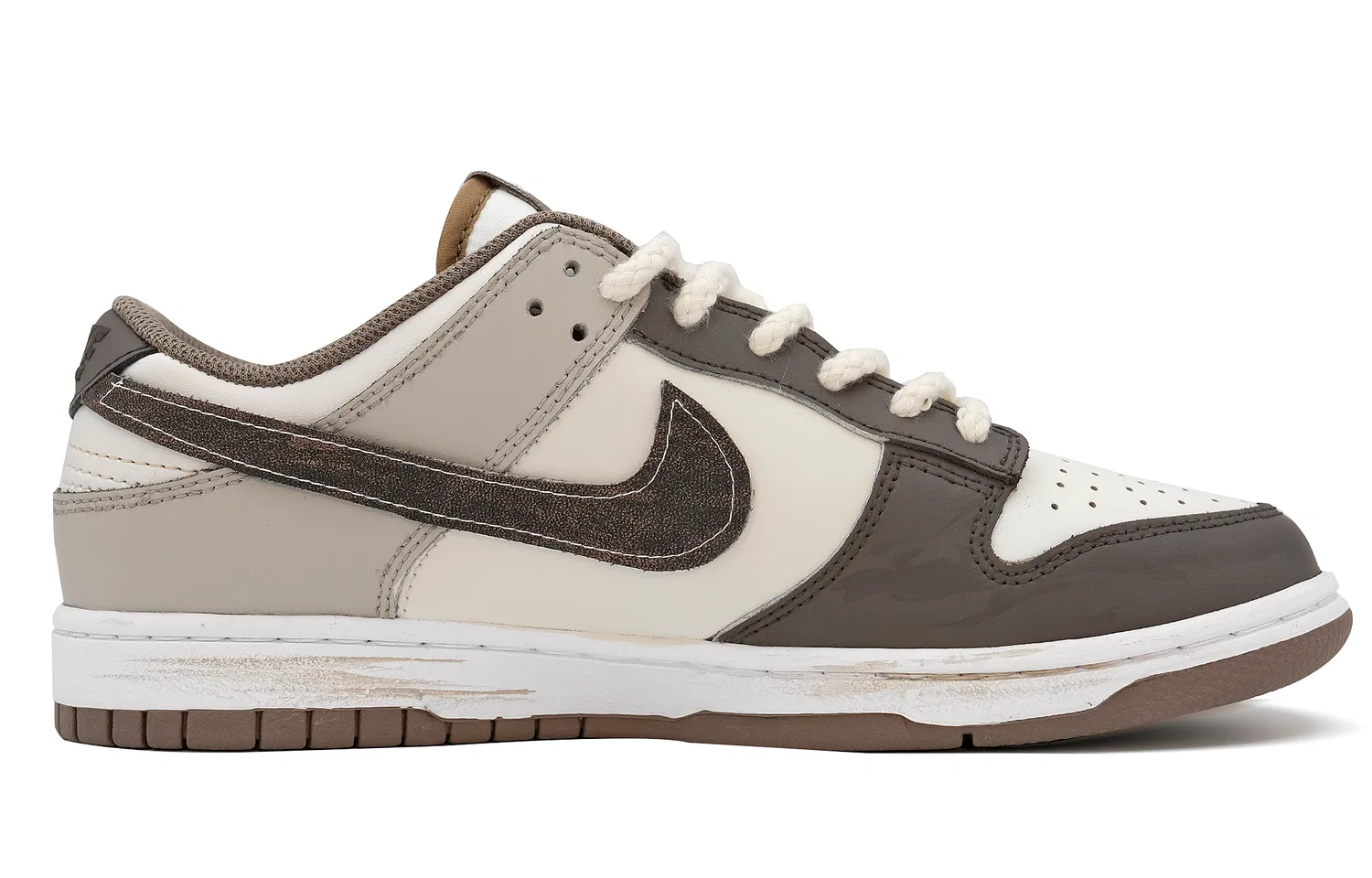 Кроссовки кожаные Nike Dunk Low Umber — фото 3