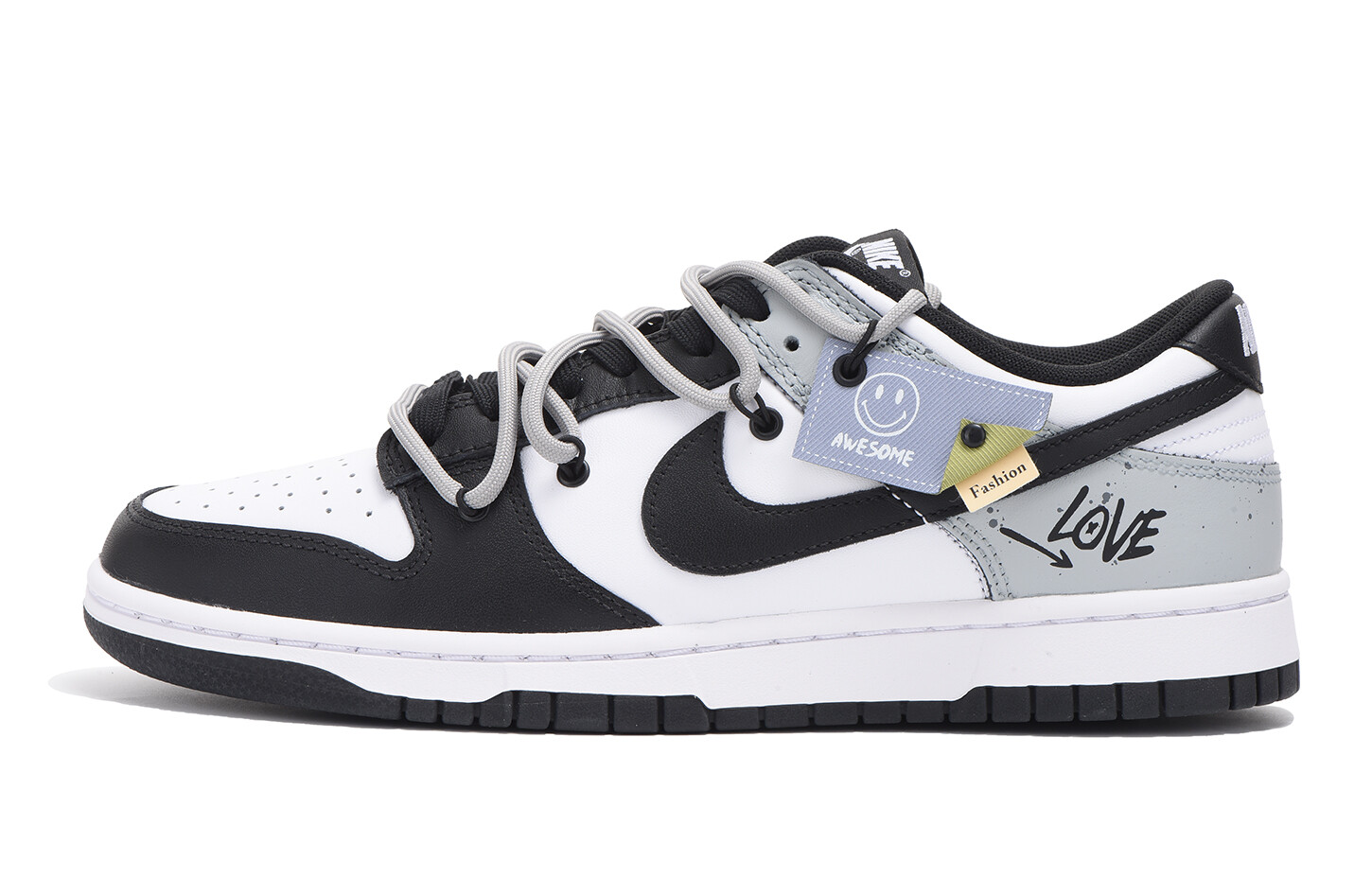 

Кроссовки Nike Dunk Skateboard Shoes Women's Low-Top Gray