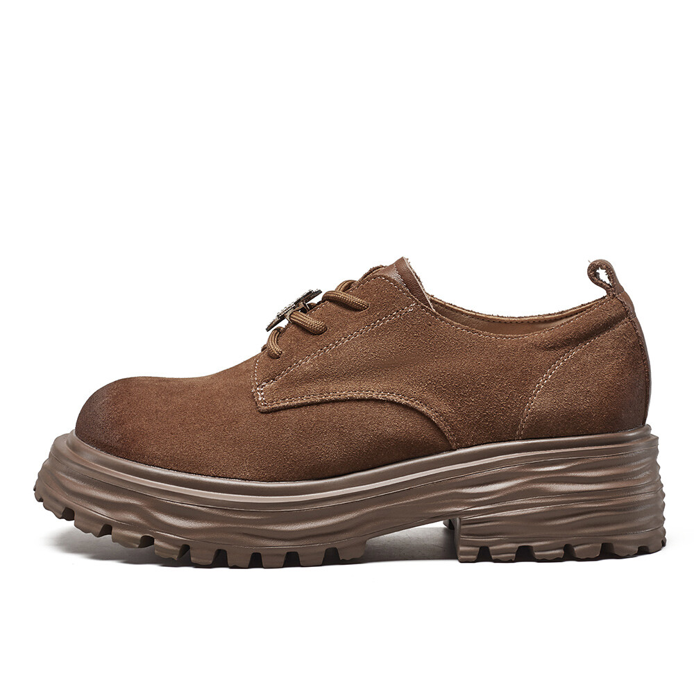 Туфли женские повседневные Women's Casual Shoes Women's Yearcon, цвет Coffee — фото 4
