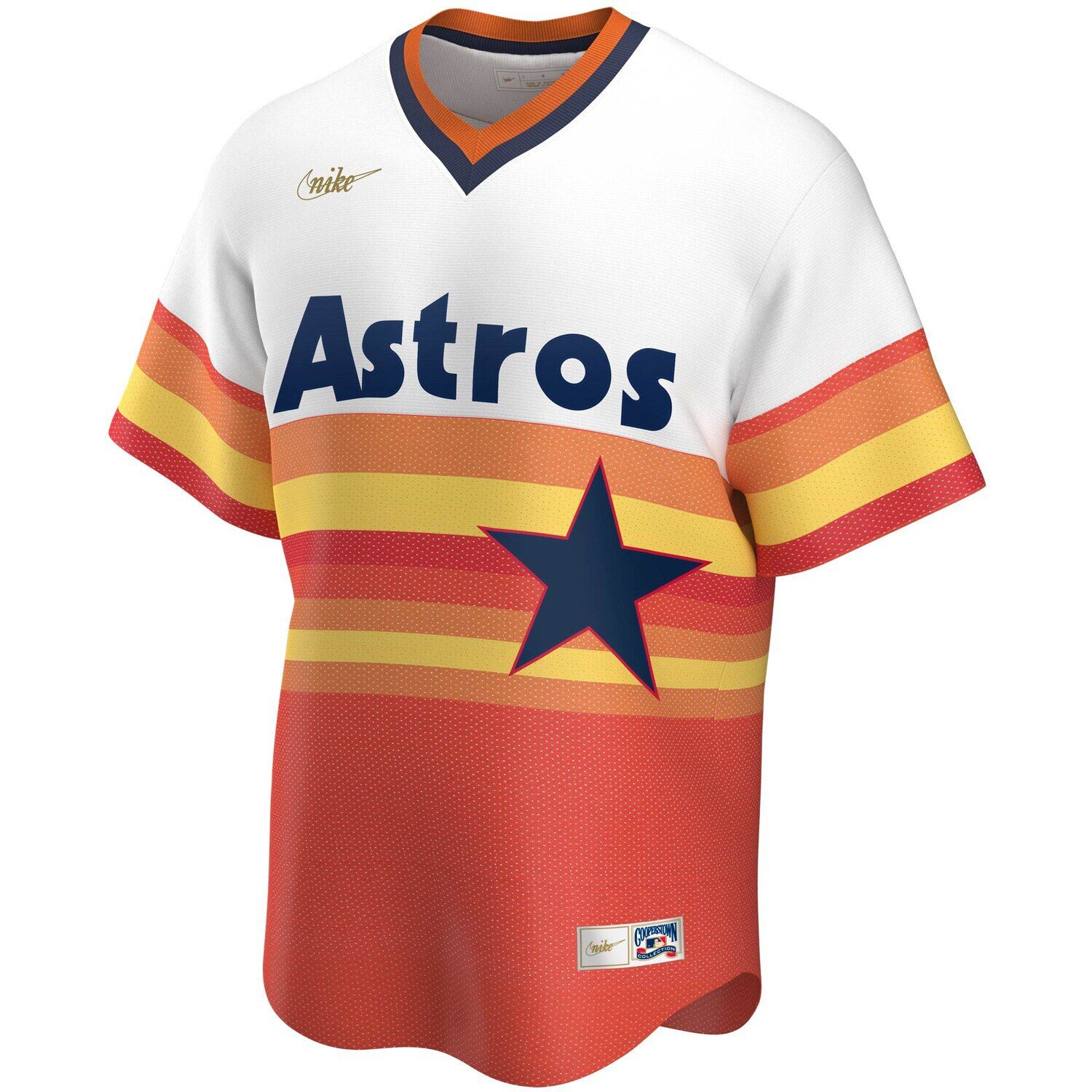 Мужская футболка Nike Craig Biggio White Houston Astros Home Cooperstown Collection Player — фото 2